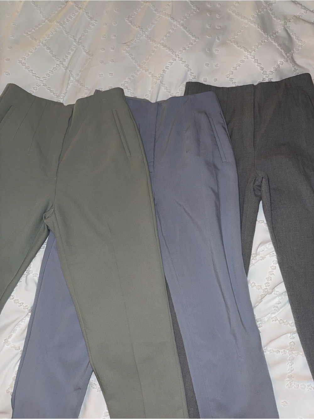 Zara Tailored Trouser Bundle XL Neutral Colors